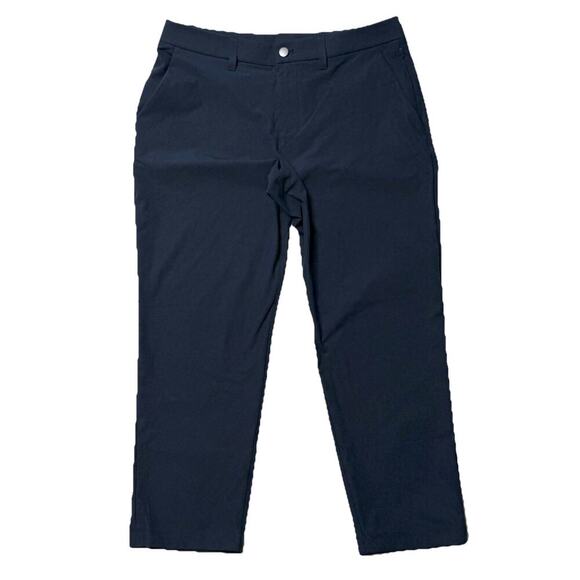 Lululemon ABC Classic Fit Pants Trouser Warpstreme Navy LM5AR1S Mens Sz 33 x 26 - Picture 1 of 8